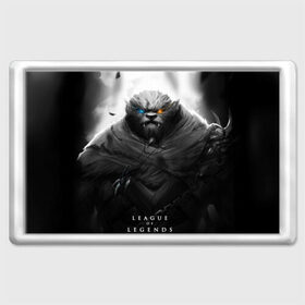 Магнит 45*70 с принтом Rengar LoL в городе Новоалтайск, Пластик | Размер: 78*52 мм; Размер печати: 70*45 | league of legends | lol | rengar | лига легенд | лол | ренгар | тигр
