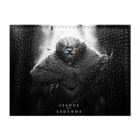 Обложка для студенческого билета с принтом Rengar LoL в городе Новоалтайск, натуральная кожа | Размер: 11*8 см; Печать на всей внешней стороне | league of legends | lol | rengar | лига легенд | лол | ренгар | тигр