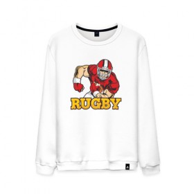 Мужской свитшот хлопок с принтом Rugby. Регби. в городе Новоалтайск, 100% хлопок |  | america | brokenfinger | dotrugby | league | nails | rugby | rugbyunion | usa | womensrugby | медведь | мяч | регби | россия