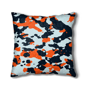 Подушка 3D с принтом Asiimov camouflage в городе Новоалтайск, наволочка – 100% полиэстер, наполнитель – холлофайбер (легкий наполнитель, не вызывает аллергию). | состоит из подушки и наволочки. Наволочка на молнии, легко снимается для стирки | камуфляж | контр страйк | контра