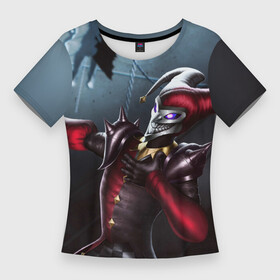 Женская футболка 3D Slim Smile: в городе Новоалтайск,  |  | league of legends | lol | shaco | лига легенд | лол | шако