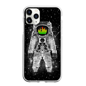Чехол для iPhone 11 Pro матовый с принтом Музыкальный космонавт в городе Новоалтайск, Силикон |  | astronaut | cosmonaut | dj | eqializer | galaxy | moon | music | planet | space | star | universe | астронавт | вселенная | галактика | диджей | космонавт | космос | музыка | эквалайзер