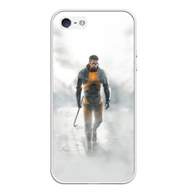 Чехол для iPhone 5/5S матовый с принтом Half - life в городе Новоалтайск, Силикон | Область печати: задняя сторона чехла, без боковых панелей | Тематика изображения на принте: half | life | гордон | фримен | хедкраб