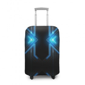 Чехол для чемодана 3D с принтом Luxury style by VPPDGryphon в городе Новоалтайск, 86% полиэфир, 14% спандекс | двустороннее нанесение принта, прорези для ручек и колес | vppdgryphon | абстракция | геометрия | игра | красивая | красота | полосы | соты | текстура | эксклюзив