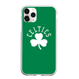 Чехол для iPhone 11 Pro матовый с принтом Бостон в городе Новоалтайск, Силикон |  | boston | celtics | nba | нба | селтик | селтикс