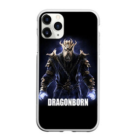 Чехол для iPhone 11 Pro матовый с принтом Dragonborn в городе Новоалтайск, Силикон |  | game | the elder scrolls v: skyrim | драконорожденный | игра | игрок