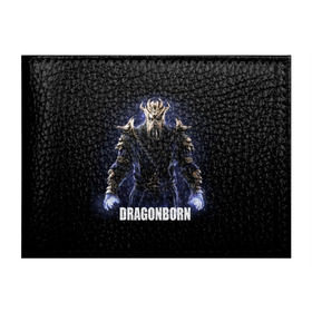 Обложка для студенческого билета с принтом Dragonborn в городе Новоалтайск, натуральная кожа | Размер: 11*8 см; Печать на всей внешней стороне | game | the elder scrolls v: skyrim | драконорожденный | игра | игрок