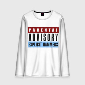 Мужской лонгслив 3D с принтом Parental Advisory в городе Новоалтайск, 100% полиэстер | длинные рукава, круглый вырез горловины, полуприлегающий силуэт | explicit content | hip hop | parental advisory | rap | парентал адвисори | рэп | хип хоп