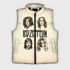 Мужской жилет утепленный 3D с принтом Led Zeppelin 1 в городе Новоалтайск,  |  | Тематика изображения на принте: led zeppelin | лед зеппелин | роберт плант