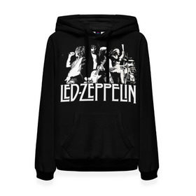 Женская толстовка 3D с принтом Led Zeppelin 4 в городе Новоалтайск, 100% полиэстер  | двухслойный капюшон со шнурком для регулировки, мягкие манжеты на рукавах и по низу толстовки, спереди карман-кенгуру с мягким внутренним слоем. | led zeppelin | лед зеппелин | роберт плант
