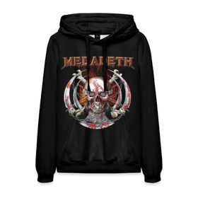 Мужская толстовка 3D с принтом Megadeth 5 в городе Новоалтайск, 100% полиэстер | двухслойный капюшон со шнурком для регулировки, мягкие манжеты на рукавах и по низу толстовки, спереди карман-кенгуру с мягким внутренним слоем. | megadeth | дирк вербурен | дэвид эллефсон | дэйв мастейн | кико лоурейро | мегадэт