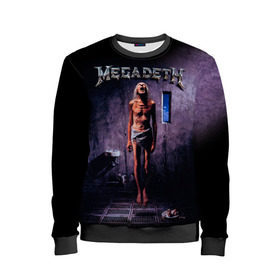 Детский свитшот 3D с принтом Megadeth 7 в городе Новоалтайск, 100% полиэстер | свободная посадка, прямой крой, мягкая тканевая резинка на рукавах и понизу свитшота | megadeth | дирк вербурен | дэвид эллефсон | дэйв мастейн | кико лоурейро | мегадэт