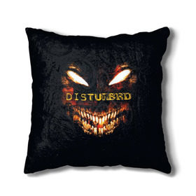 Подушка 3D с принтом Disturbed 4 в городе Новоалтайск, наволочка – 100% полиэстер, наполнитель – холлофайбер (легкий наполнитель, не вызывает аллергию). | состоит из подушки и наволочки. Наволочка на молнии, легко снимается для стирки | disturbed | donegan | draiman | moyer | wengren | венгрен | дистурбед | дониган | дрейман | мойер | хард рок