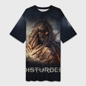 Платье-футболка 3D с принтом Disturbed 8 в городе Новоалтайск,  |  | disturbed | donegan | draiman | moyer | wengren | венгрен | дистурбед | дониган | дрейман | мойер | хард рок