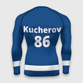 Мужской рашгард 3D с принтом Tampa Bay Kucherov в городе Новоалтайск,  |  | Тематика изображения на принте: 86 | nikita kucherov | tampa bay lightning | никита кучеров | нхл | тампа бэй лайтнинг | хоккей