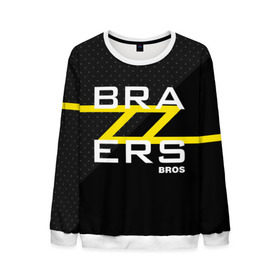 Мужской свитшот 3D с принтом Brazzers Bros в городе Новоалтайск, 100% полиэстер с мягким внутренним слоем | круглый вырез горловины, мягкая резинка на манжетах и поясе, свободная посадка по фигуре | brazzers | erotic | johnny sins | love | man | pron | video | xxx | бразерс | браззерс | видео | джонни синс | лысый | любовь | прон