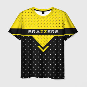 Мужская футболка 3D с принтом Brazzers в городе Новоалтайск, 100% полиэфир | прямой крой, круглый вырез горловины, длина до линии бедер | brazzers | erotic | johnny sins | love | man | pron | video | xxx | бразерс | браззерс | видео | джонни синс | лысый | любовь | прон