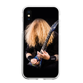 Чехол для iPhone XS Max матовый с принтом Dave Mustaine в городе Новоалтайск, Силикон | Область печати: задняя сторона чехла, без боковых панелей | dave | megadeth | metal | mustaine | rattlehead | rock | thrash | vic | дейв | мастейн | мегадет | метал | рок | треш