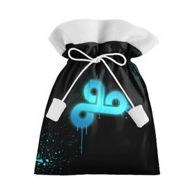 Подарочный 3D мешок с принтом cs:go - Cloud 9 (Black collection) в городе Новоалтайск, 100% полиэстер | Размер: 29*39 см | Тематика изображения на принте: cloud9 | cs | csgo | го | кс