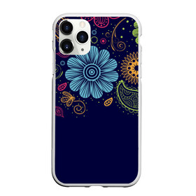 Чехол для iPhone 11 Pro матовый с принтом Яркие чувства в городе Новоалтайск, Силикон |  | нежный | орнамент | узор | цветочный