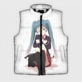 Мужской жилет утепленный 3D с принтом Vocaloid в городе Новоалтайск,  |  | hatsune miku | miku | vocaloid | аниме | вокалоиды | мику | хацуне мику