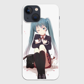 Чехол для iPhone 13 mini с принтом Vocaloid в городе Новоалтайск,  |  | hatsune miku | miku | vocaloid | аниме | вокалоиды | мику | хацуне мику