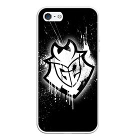 Чехол для iPhone 5/5S матовый с принтом csgo - Gamers 2 (Black collection) в городе Новоалтайск, Силикон | Область печати: задняя сторона чехла, без боковых панелей | cs | csgo | g2 | gamers2 | го | кс