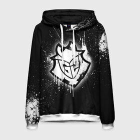Мужская толстовка 3D с принтом cs:go - Gamers 2 (Black collection) в городе Новоалтайск, 100% полиэстер | двухслойный капюшон со шнурком для регулировки, мягкие манжеты на рукавах и по низу толстовки, спереди карман-кенгуру с мягким внутренним слоем. | cs | csgo | g2 | gamers2 | го | кс