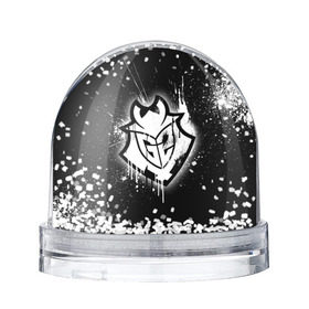 Снежный шар с принтом cs:go - Gamers 2 (Black collection) в городе Новоалтайск, Пластик | Изображение внутри шара печатается на глянцевой фотобумаге с двух сторон | cs | csgo | g2 | gamers2 | го | кс