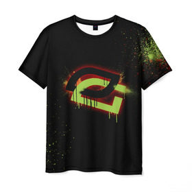 Мужская футболка 3D с принтом cs:go - OpTic gaming (Black collection) в городе Новоалтайск, 100% полиэфир | прямой крой, круглый вырез горловины, длина до линии бедер | csgo | optic | ксго | оптик