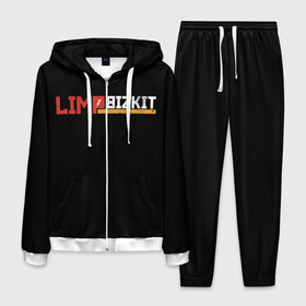 Мужской костюм 3D с принтом Limp Bizkit в городе Новоалтайск, 100% полиэстер | Манжеты и пояс оформлены тканевой резинкой, двухслойный капюшон со шнурком для регулировки, карманы спереди | fred durst | limp bizkit | лим бискит | фред дерст