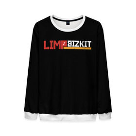 Мужской свитшот 3D с принтом Limp Bizkit в городе Новоалтайск, 100% полиэстер с мягким внутренним слоем | круглый вырез горловины, мягкая резинка на манжетах и поясе, свободная посадка по фигуре | fred durst | limp bizkit | лим бискит | фред дерст