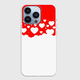 Чехол для iPhone 13 Pro с принтом Сердечки в городе Новоалтайск,  |  | Тематика изображения на принте: 14 февраля | валентин | влюбленные | девушке | день святого валентина | жене | любимой | любимому | мужу | пара | парные | парню | подарок | подарок жене | подарок мужу