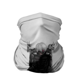 Бандана-труба 3D с принтом Tokyo Ghoul в городе Новоалтайск, 100% полиэстер, ткань с особыми свойствами — Activecool | плотность 150‒180 г/м2; хорошо тянется, но сохраняет форму | anime | ghoul | tokyo | tokyo ghoul | гуль