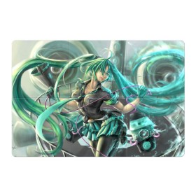 Магнитный плакат 3Х2 с принтом Hatsune Miku в городе Новоалтайск, Полимерный материал с магнитным слоем | 6 деталей размером 9*9 см | Тематика изображения на принте: мику | хацуне