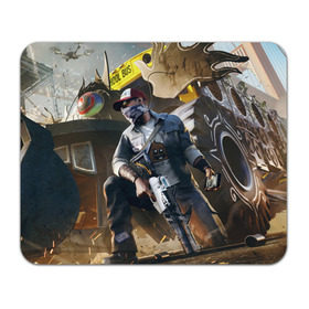 Коврик прямоугольный с принтом Watch Dogs 2 в городе Новоалтайск, натуральный каучук | размер 230 х 185 мм; запечатка лицевой стороны | watch dogs | watch dogs 2 | игры