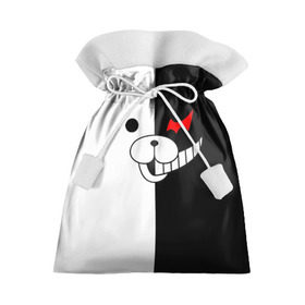 Подарочный 3D мешок с принтом Monokuma в городе Новоалтайск, 100% полиэстер | Размер: 29*39 см | Тематика изображения на принте: danganronpa | monokuma | данганронпа