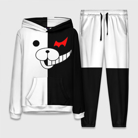Женский костюм 3D (с толстовкой) с принтом Monokuma в городе Новоалтайск,  |  | danganronpa | monokuma | данганронпа