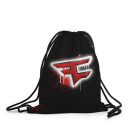 Рюкзак-мешок 3D с принтом cs:go - Faze clan (Black collection) в городе Новоалтайск, 100% полиэстер | плотность ткани — 200 г/м2, размер — 35 х 45 см; лямки — толстые шнурки, застежка на шнуровке, без карманов и подкладки | black | clan | csgo | faze | ксго | фейз