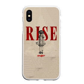 Чехол для iPhone XS Max матовый с принтом Rise в городе Новоалтайск, Силикон | Область печати: задняя сторона чехла, без боковых панелей | skillet