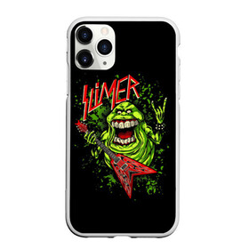 Чехол для iPhone 11 Pro Max матовый с принтом SLIMER в городе Новоалтайск, Силикон |  | slayer | слейер