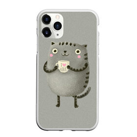 Чехол для iPhone 11 Pro Max матовый с принтом Cat Love Kill в городе Новоалтайск, Силикон |  | Тематика изображения на принте: animal | beast | cat | feline | kill | kitty | love | meow | взгляд | животное | зверь | кот | котенок | котик | кофе | кошка | любовь | мяу | чай