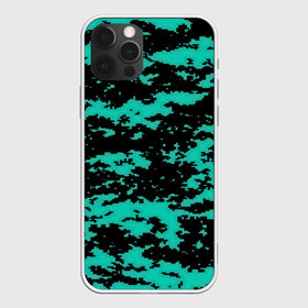Чехол для iPhone 12 Pro Max с принтом Пиксели в городе Новоалтайск, Силикон |  | зеленый | пиксельный