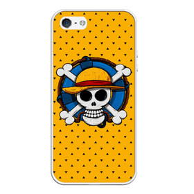 Чехол для iPhone 5/5S матовый с принтом One Pirate в городе Новоалтайск, Силикон | Область печати: задняя сторона чехла, без боковых панелей | bone | jack | luffy | ocean | one piece | pirate | sea | skull | treasure | большой куш | брук | джек | клад | луффи | море | нами | океан | пират | робин | санджи | сокровище | флаг | франки | череп