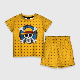 Детский костюм с шортами 3D One Pirate: в городе Новоалтайск, | | bone | jack | luffy | ocean | one piece | pirate | sea | skull | treasure | большой куш | брук | джек | клад | луффи | море | нами | океан | пират | робин | санджи | сокровище | флаг | франки | череп