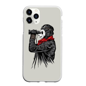 Чехол для iPhone 11 Pro Max матовый с принтом Панда танкист в городе Новоалтайск, Силикон |  | animal | bear | beast | panda | tank | war | война | животное | зверь | игра | медведь | панда | танк