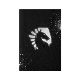 Обложка для паспорта матовая кожа с принтом cs:go - Liquid team (Black collection) в городе Новоалтайск, натуральная матовая кожа | размер 19,3 х 13,7 см; прозрачные пластиковые крепления | cs | csgo | liquid | го | кс | ликвид