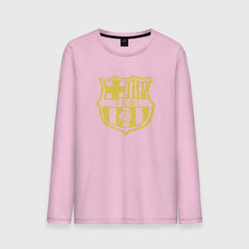 Мужской лонгслив хлопок с принтом FC Barcelona - Yellow Paint (Оригинальный стиль,рисунок краской) в городе Новоалтайск, 100% хлопок |  | barca | barcelona | fcb | барселона | футбол