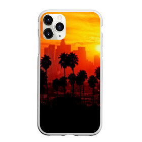 Чехол для iPhone 11 Pro Max матовый с принтом California в городе Новоалтайск, Силикон |  | 3dc | borough | city | downtown | town | городок | красота | пальмы | пейзаж | район | сити | страны | центр