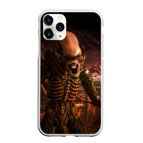 Чехол для iPhone 11 Pro матовый с принтом Alien в городе Новоалтайск, Силикон |  | alien | блокбастер. монстр | боевик | кино | кинофильм | скелет | чужой